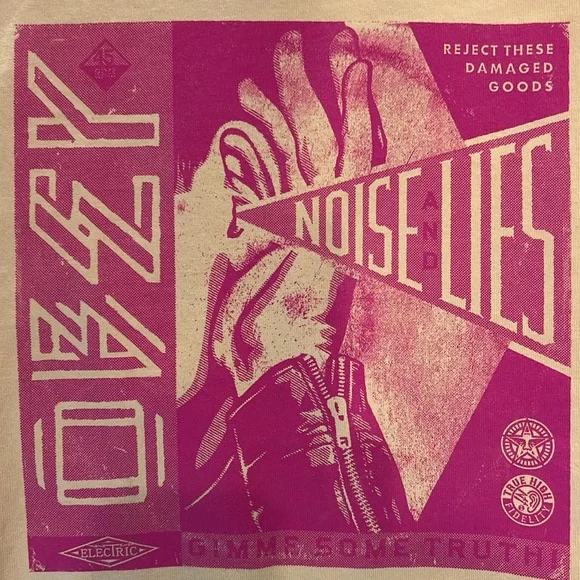 OBEY Noise Lies t-shirt - Picture 3 of 8